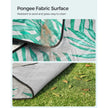 Large Waterproof Picnic Blanket – Fabric – Fern Pattern and Grey – Foldable and Machine Washable