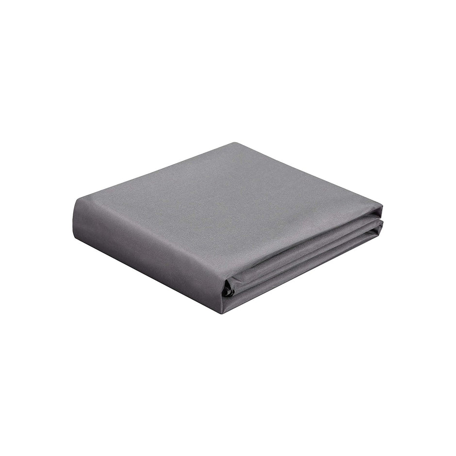 Balcony Privacy Screen – Water-Repellent Polyester – Smoky Gray – Includes Rope and Aluminium Eyelets