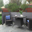 Balcony Privacy Screen – Water-Repellent Polyester – Smoky Gray – Includes Rope and Aluminium Eyelets