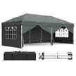 Pop Up Gazebo - 30L - Steel & Oxford Fabric - UV Protection - Drizzle-Resistant
