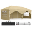 Pop Up Gazebo - 30L - Steel & Oxford Fabric - UV Protection - Drizzle-Resistant