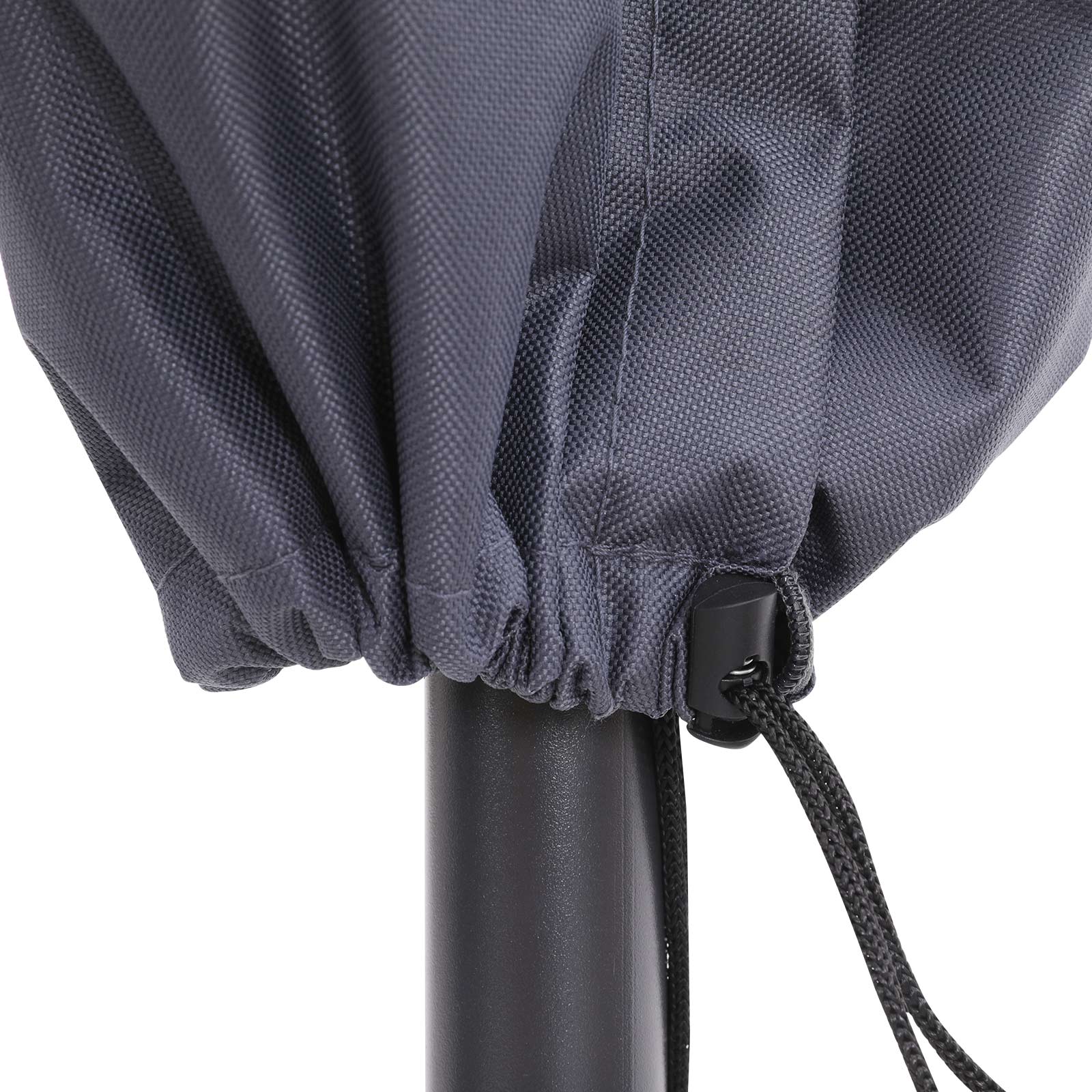 Parasol Umbrella Cover – Waterproof 600D Oxford Fabric – Dark Grey – Includes Rod and Zipper
