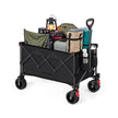 Foldable Trolley – Fabric – Ink Black – 150 L Capacity, Holds up to 150 kg