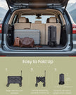 Foldable Trolley – Metal – Slate Grey – 150 L Capacity, Holds up to 150 kg, Space-Saving Design with Removable Wheels