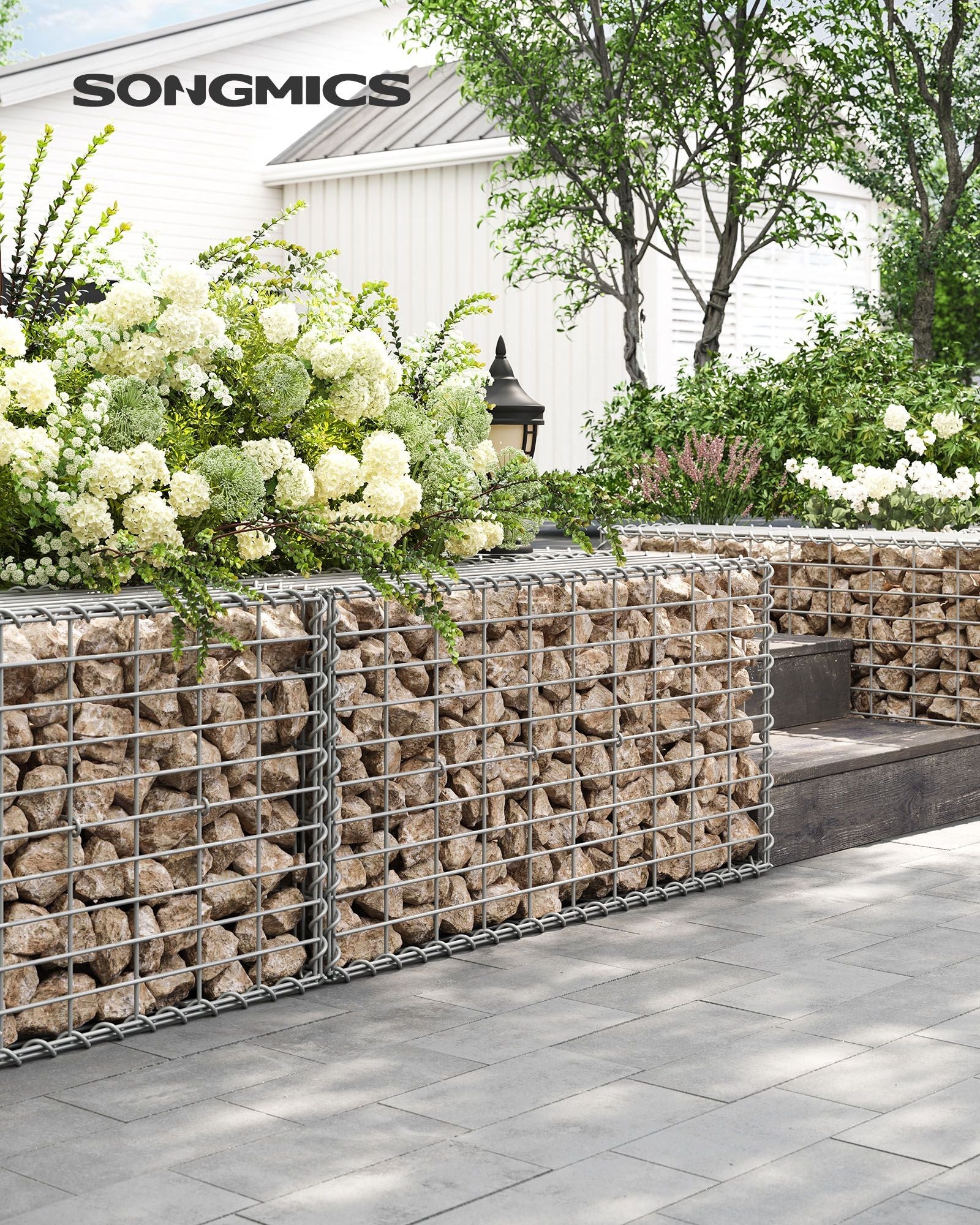 Gabion Cage – Galvanized Wire – 100 x 50 x 30 cm – Stone Retaining Structure