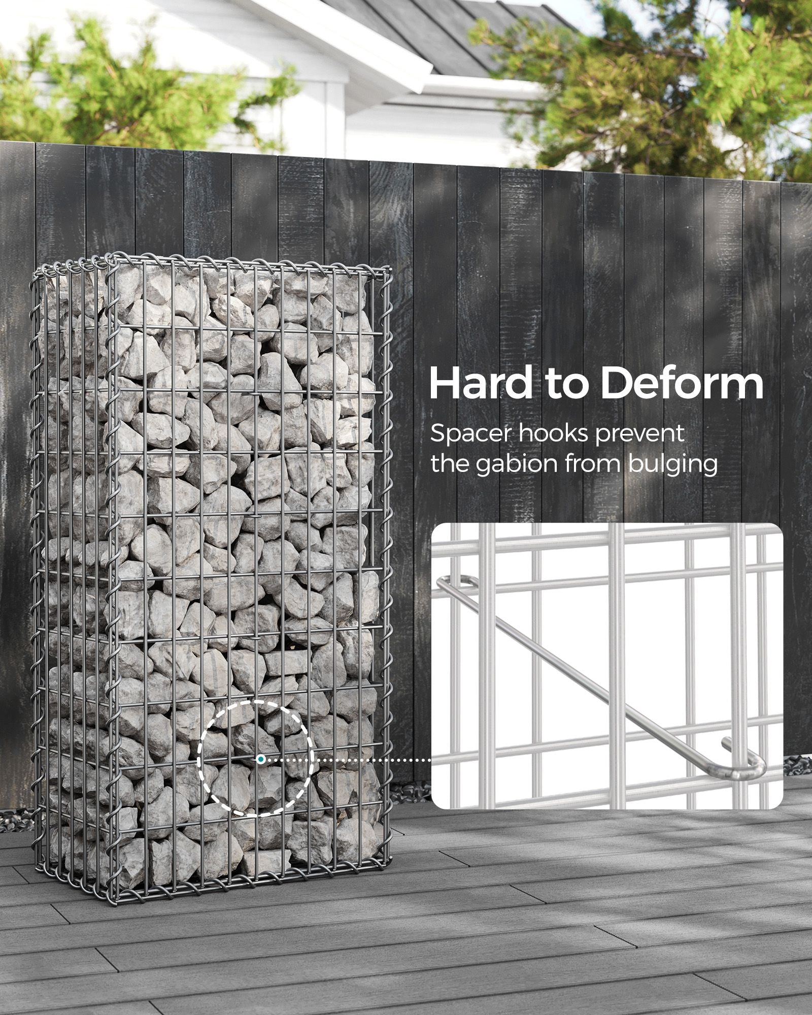 Gabion Cage – Galvanized Wire – 100 x 50 x 30 cm – Stone Retaining Structure