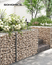 Gabion Cage – Galvanized Steel – 100 x 80 x 30 cm – 5 x 10 cm Mesh for Stones
