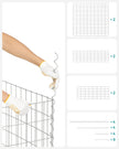 Gabion Cage – Galvanized Steel – 100 x 80 x 30 cm – 5 x 10 cm Mesh for Stones