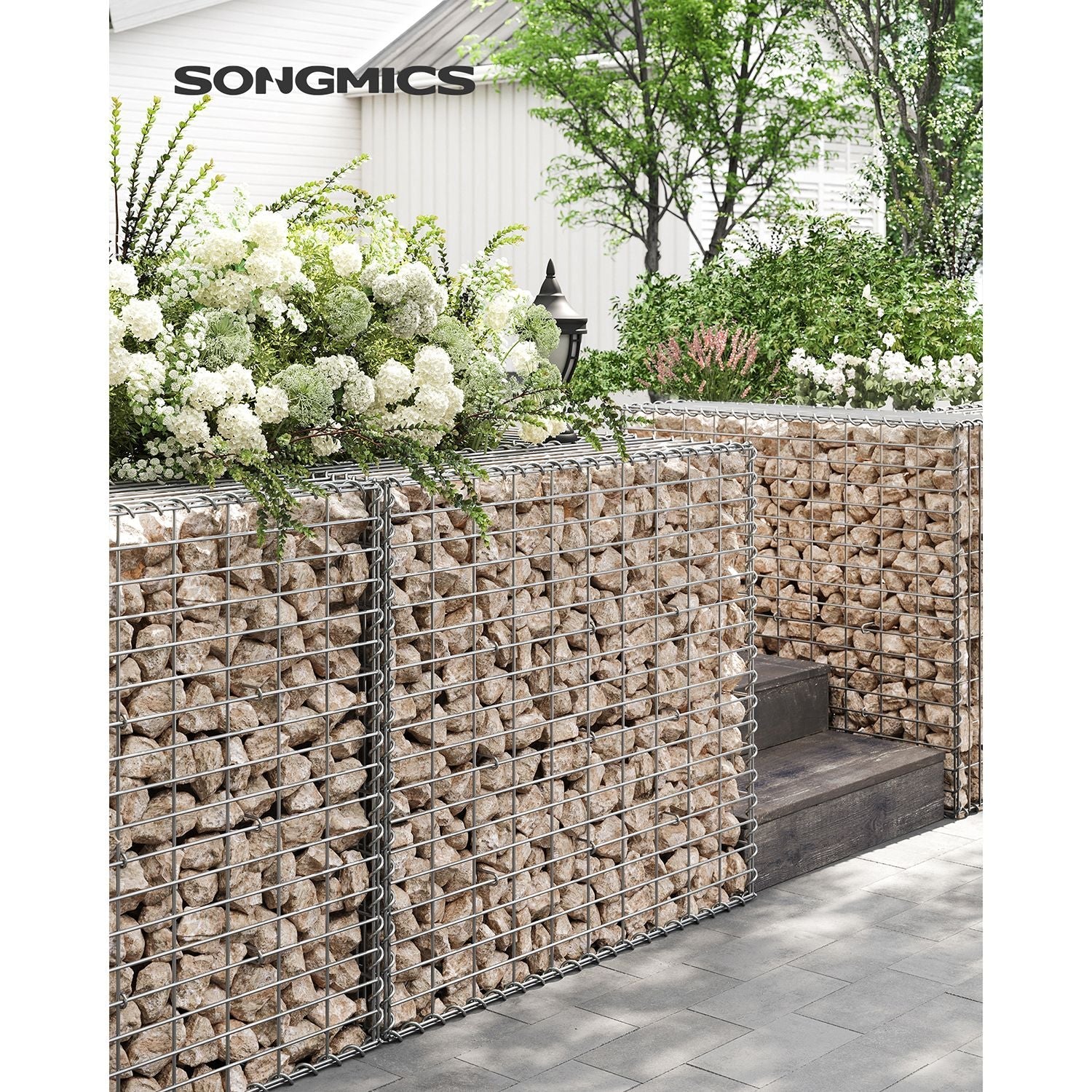 Gabion – Galvanized Wire – 100 x 95 x 30 cm – 4 mm Mesh Diameter