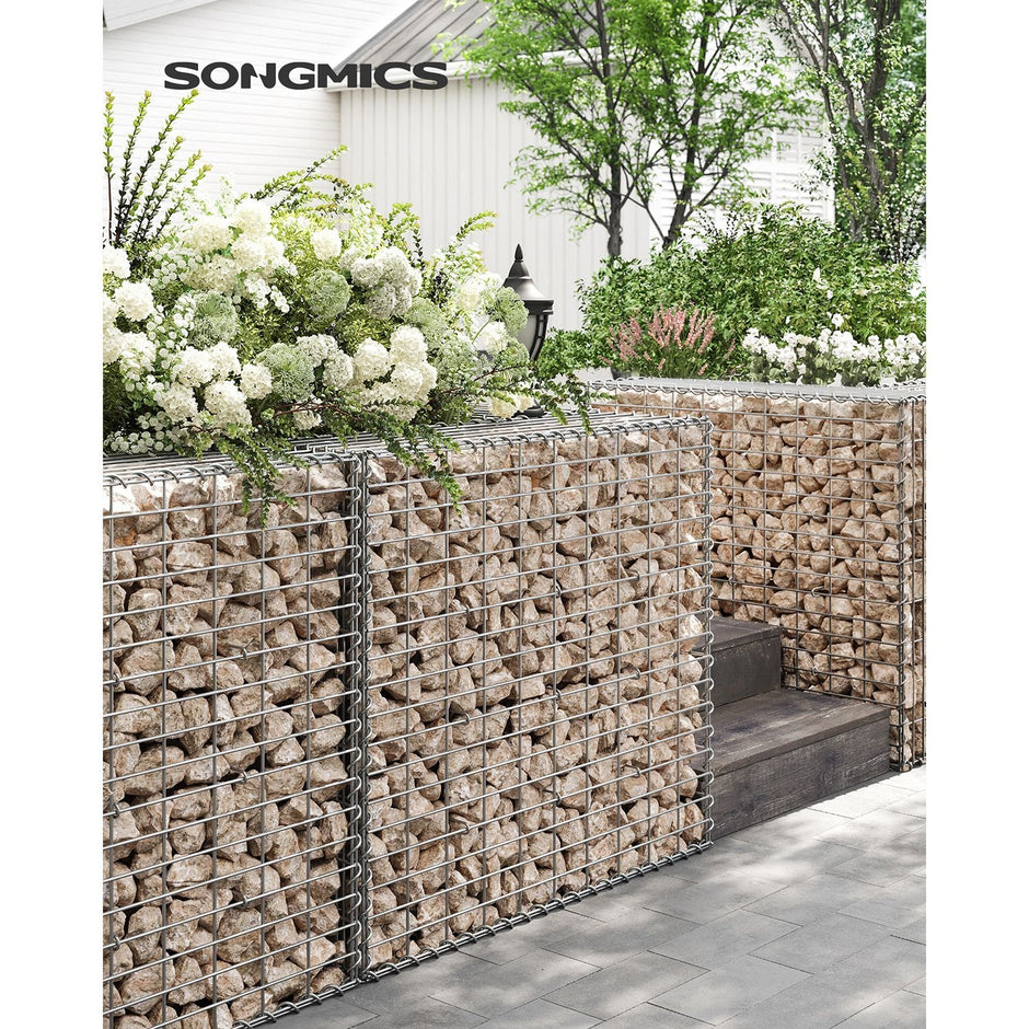 Gabion – Galvanized Wire – 100 x 95 x 30 cm – 4 mm Mesh Diameter