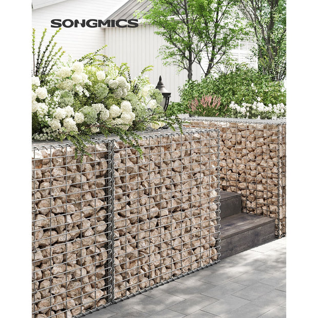 Gabion – Galvanized Wire – 100 x 95 x 30 cm – 4 mm Mesh Diameter