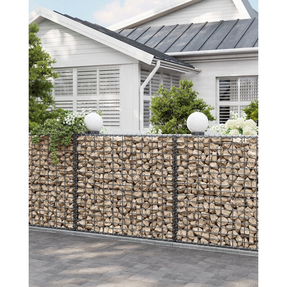 Gabion – Galvanized Wire – 100 x 95 x 30 cm – 4 mm Mesh Diameter