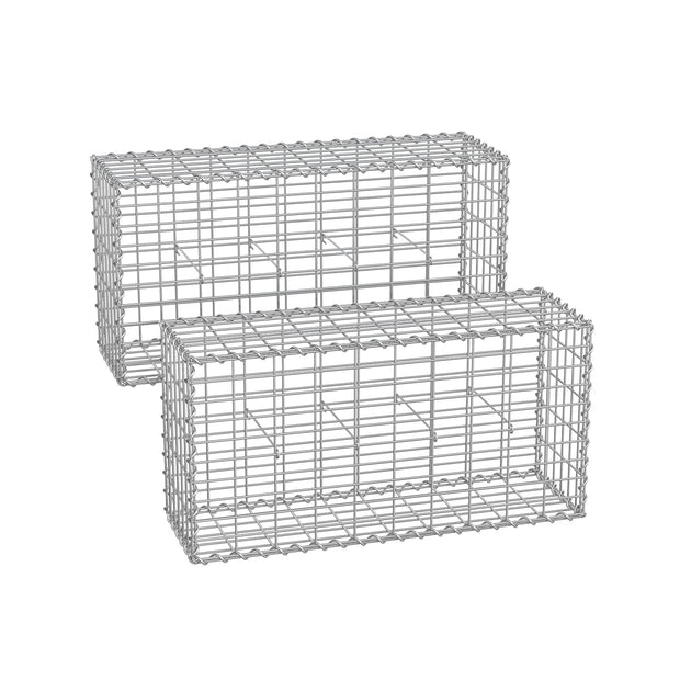 Gabion Cage – Galvanized Wire – 100 x 50 x 30 cm – Stone Retaining Structure