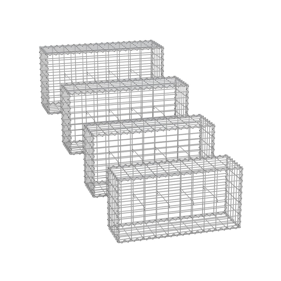 Gabion Cage – Galvanized Wire – 100 x 50 x 30 cm – Stone Retaining Structure