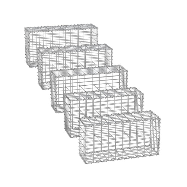 Gabion Cage – Galvanized Wire – 100 x 50 x 30 cm – Stone Retaining Structure