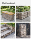 Gabion Cage – Galvanized Wire – 100 x 50 x 30 cm – Stone Retaining Structure