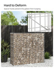Gabion Cage – Galvanized Wire – Metal – 100 x 90 x 30 cm, 4 mm Mesh Size