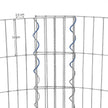Tall Round Gabion Planter – Galvanised Steel – Silver – Rust-Resistant Decorative Garden Feature