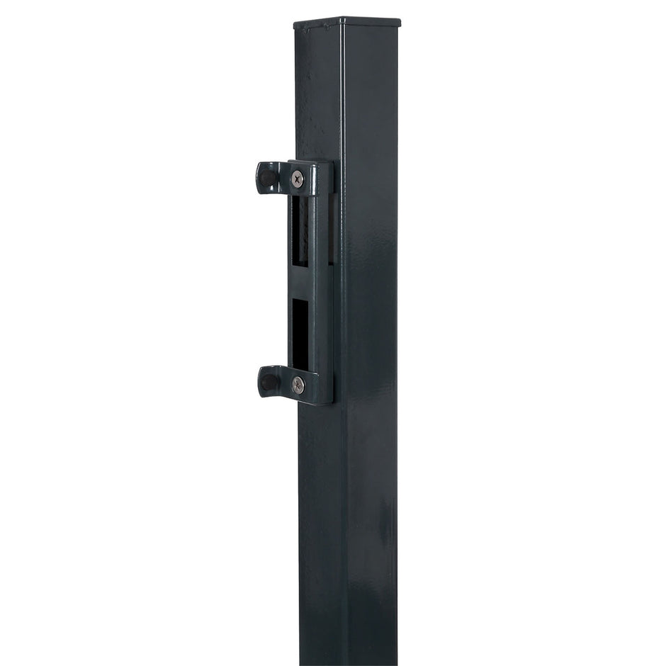 Garden Gate – Metal – Grey – Sturdy with Lock and Keys