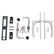 Garden Gate – Metal – Grey – Sturdy with Lock and Keys