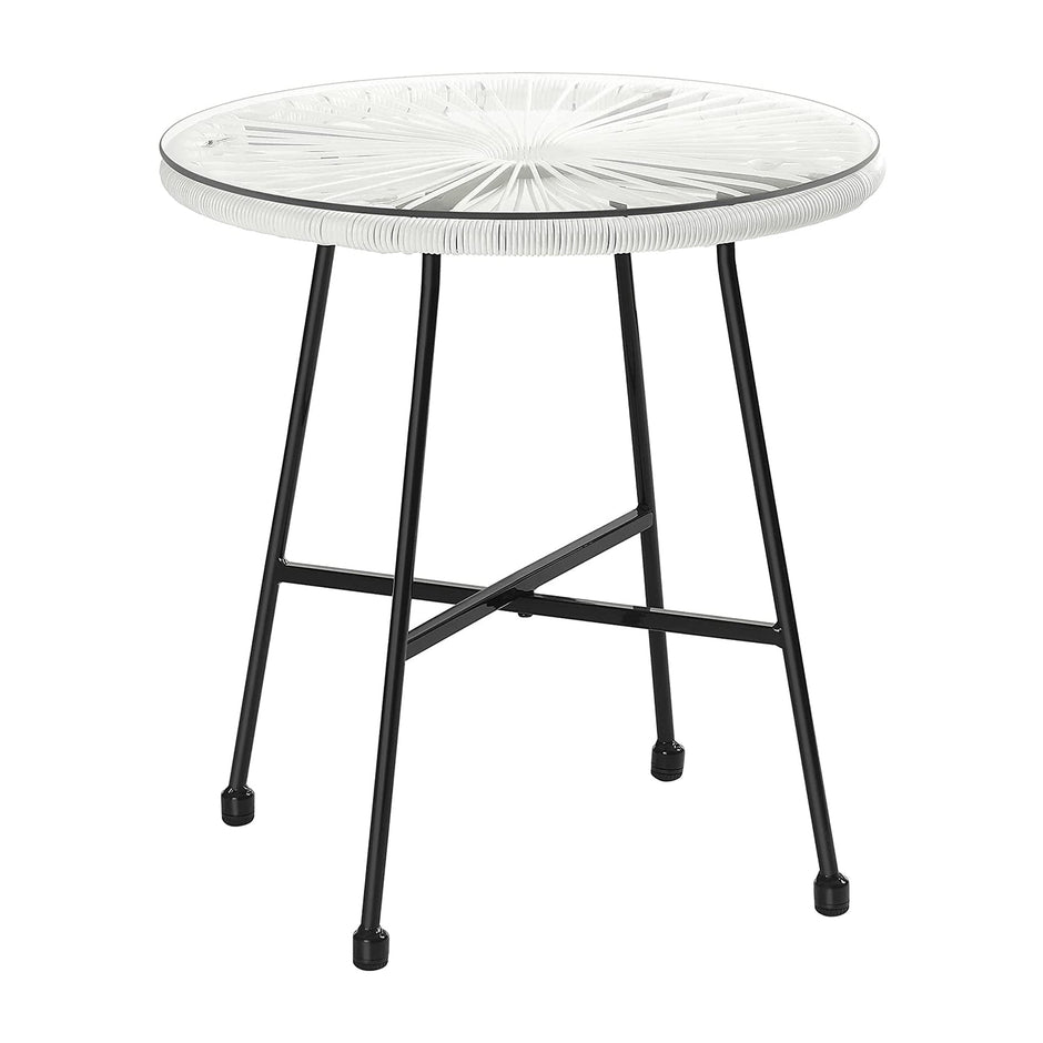3-Piece Patio Set – Rattan – Beige – Includes Acapulco Chairs and Table