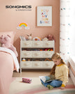 Kids Toy Organiser – Non-Woven Fabric – Cloud White – 9 Spacious Boxes