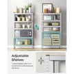 5-Tier Shelving Unit – Reinforced Steel – Silver – 875 kg Capacity