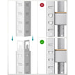 5-Tier Shelving Unit – Reinforced Steel – Silver – Adjustable Shelves, Set of 2, Max. Load 875 kg