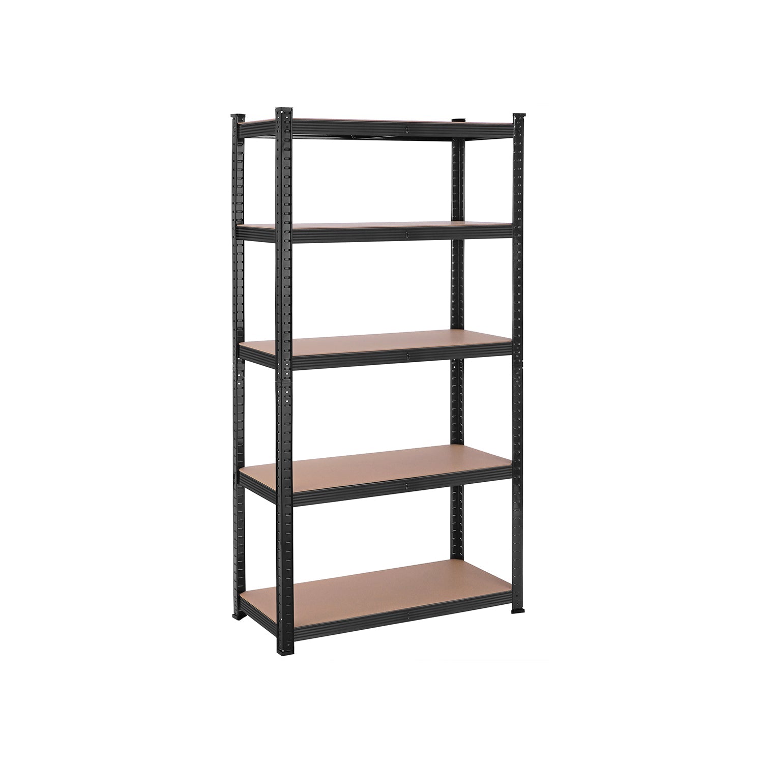 5-Tier Steel Shelving Unit – Steel – Silver – Adjustable Shelves, Max Load 875 kg