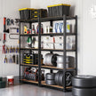5-Tier Steel Shelving Unit – Steel – Silver – Adjustable Shelves, Max Load 875 kg