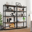 5-Tier Steel Shelving Unit – Steel – Silver – Adjustable Shelves, Max Load 875 kg