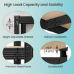 5-Tier Garage Storage Shelving – Metal – Black – Heavy-Duty Load Capacity