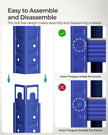 5-Tier Shelving Unit – Steel – Blue – Adjustable Shelves, Max. Load 875 kg