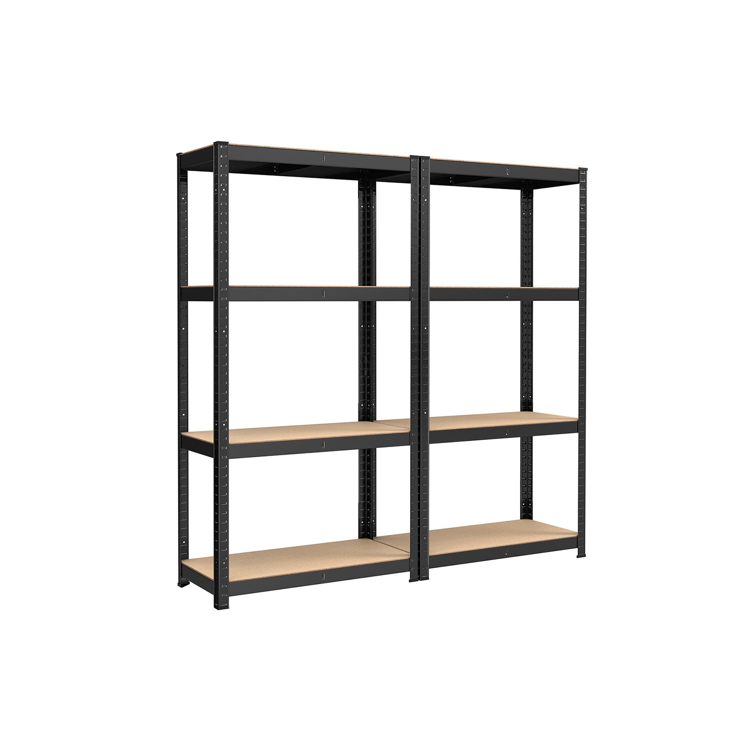 4-Tier Heavy-Duty Shelving Unit – Steel – Blue – 520 kg Capacity – Boltless Design (2 Pack)