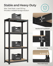 4-Tier Heavy-Duty Shelving Unit – Steel – Blue – 520 kg Capacity – Boltless Design (2 Pack)