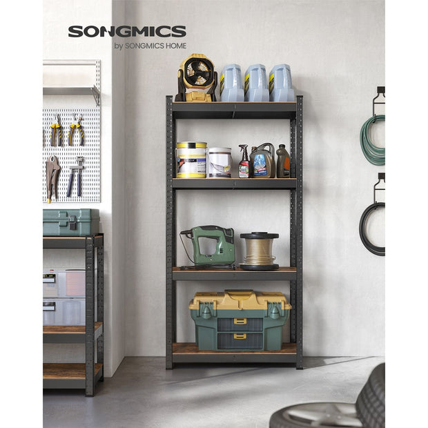 Heavy-Duty Shelving Unit – Steel – Blue – 520 kg Capacity