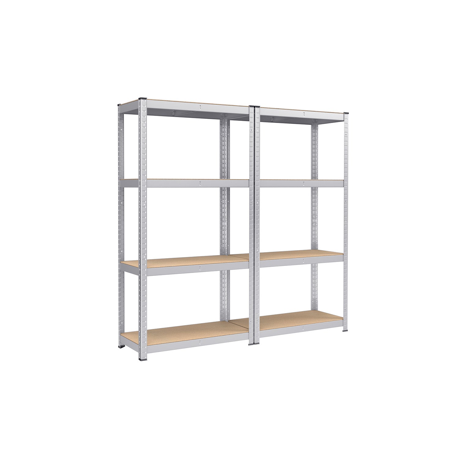 Set of 2 Heavy-Duty Steel Shelving Units – Steel – Blue – Boltless Design, 520 kg Capacity