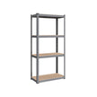 5-Tier Storage Shelf – Reinforced Steel – Silver – Adjustable Shelves, 520 kg Capacity