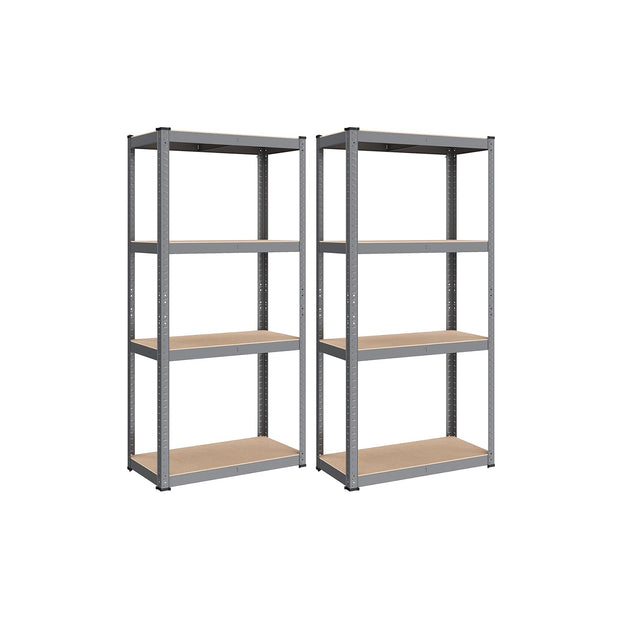 4-Tier Shelving Unit – Steel – Blue – Heavy-Duty, 520 kg Capacity