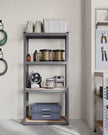 4-Tier Shelving Unit – Steel – Blue – Heavy-Duty, 520 kg Capacity