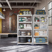 5-Tier Storage Shelving Unit – Metal – Silver – Adjustable Shelves, 650 kg Capacity