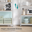 5-Tier Storage Shelving Unit – Metal – Silver – Adjustable Shelves, 650 kg Capacity