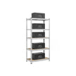 Heavy Duty Metal Storage Shelf – Steel – Silver – Adjustable Shelves, Supports up to 875 kg