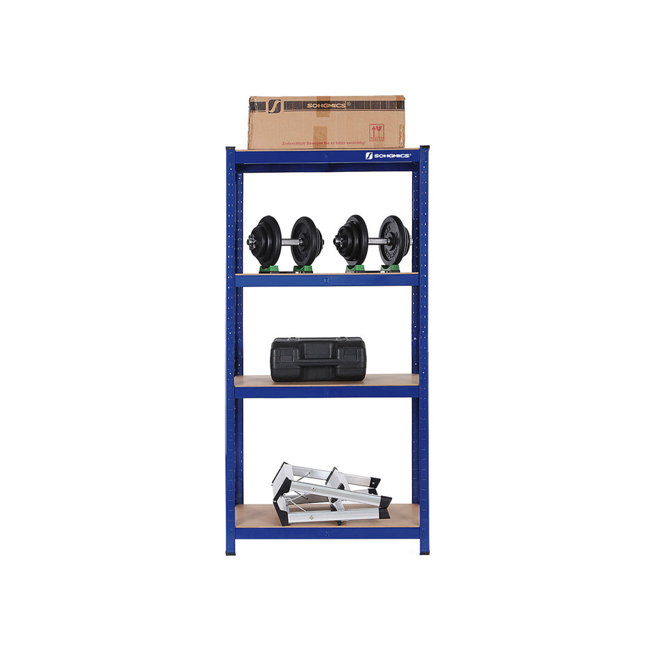 5-Tier Storage Shelf – Reinforced Steel – Silver – Adjustable Shelves, 520 kg Capacity