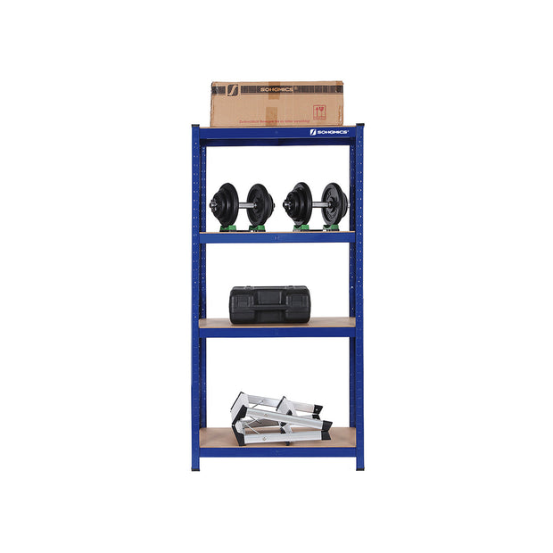 5-Tier Storage Shelf – Reinforced Steel – Silver – Adjustable Shelves, 520 kg Capacity
