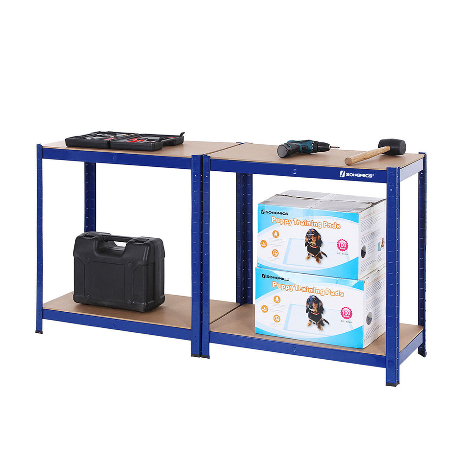 5-Tier Storage Shelf – Reinforced Steel – Silver – Adjustable Shelves, 520 kg Capacity