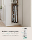 Aluminium Ladder – Lightweight – Silver – Folding Design with 4 Non-Slip Steps