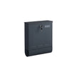 Wall-Mounted Letter Box – Metal – Anthracite Grey – Secure with Viewing Window and Newspaper Holder