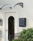 Wall-Mounted Letter Box – Metal – Anthracite Grey – Secure with Viewing Window and Newspaper Holder