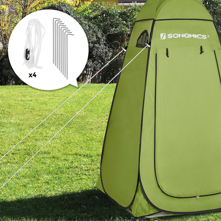 Portable Pop-Up Tent – Fabric – Blue – Dressing Room Privacy Shelter for Outdoor Use